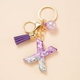 thumbnail image 3 of LYMAYTER Heart-shaped Sequin Keychain Mug Accessory - Initial Letter Charm Keychain with Shiny Heart - shaped Sequins and Tassel, 3 of 6