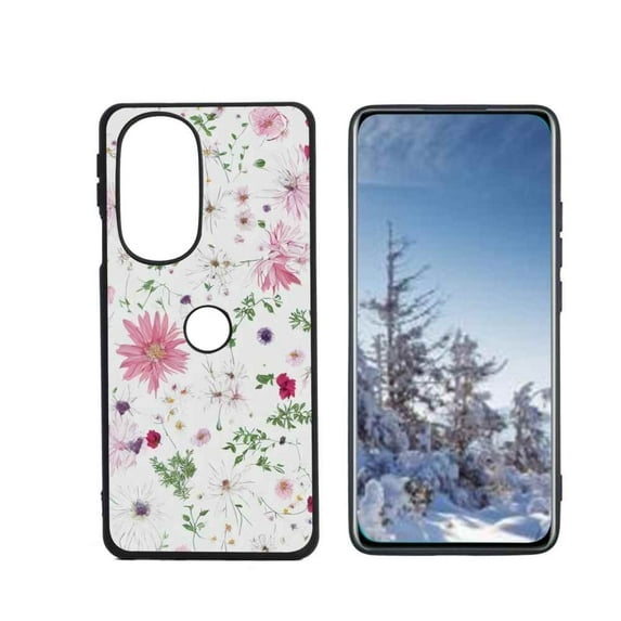 Flowers-6-345 Phone Case, Degined for Motorola Edge Plus 2022 Case Men Women, Flexible Silicone Shockproof Case for Motorola Edge Plus 2022