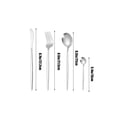thumbnail image 3 of 24-Piece Stainless Steel Flatware Set with Storage Case, Modern Steak Knives, Forks, Spoons & Teaspoons for Everyday Dining and Entertaining (Silver or Gold), 3 of 6