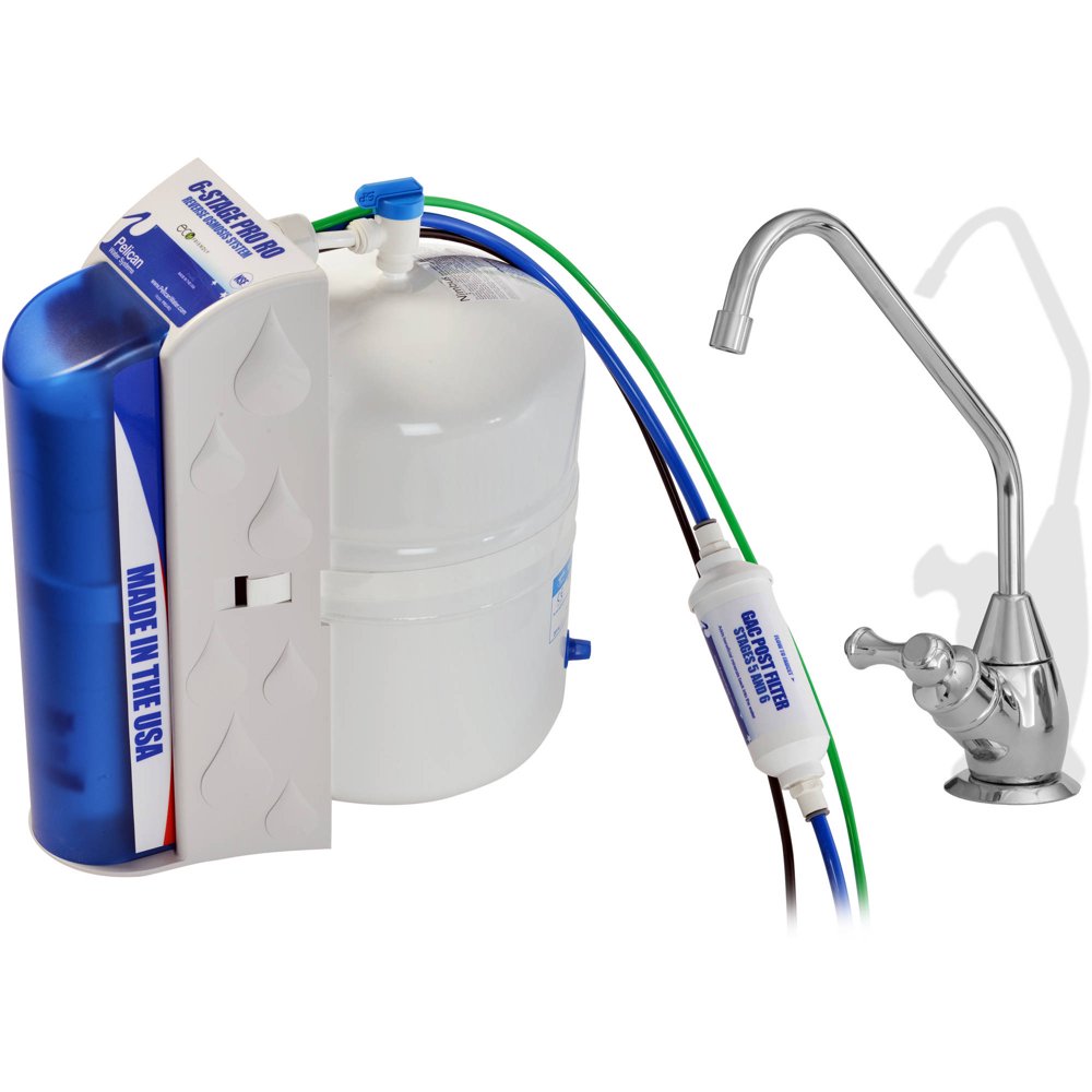 Pro 6Stage Under Countertop Reverse Osmosis Drinking Water Filtration