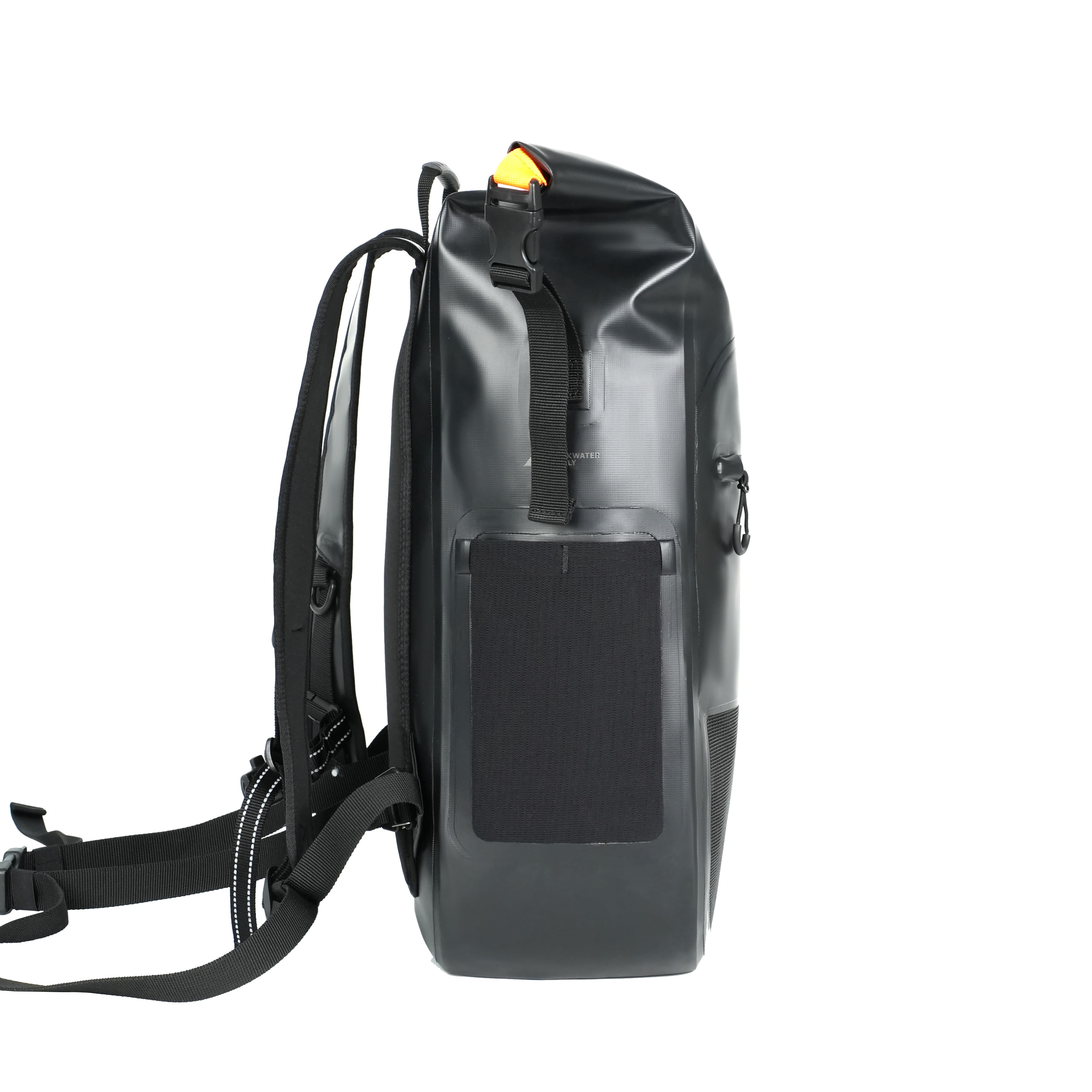 Breakwater Supply Meanhigh Dry Bag Waterproof Backpack, 25L, Small, for Kayaking, Backpacking, Hiking, Hunting, Fishing + Floating, Rolltop, Light Weight, Mesh Water Bottle Holders