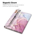 thumbnail image 6 of Fintie Case for Samsung Galaxy Tab S8/Tab S7 11 Inch (Model SM-X700/X706/T870/T875/T878) with Built-in S Pen Holder, Multiple Angle Portfolio Business Cover with Pocket Auto Sleep/Wake, Dreamy Marble, 6 of 10