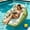 Green, variant on 3-in-1 Inflatable Pool Lounge Chair, Adult Floating Recliner Water Hammock Sofa with Cup Holder, Breathable Mesh Aqua Lounger Floating Seat with Backrest for Pool Beach Summer Party Vacation