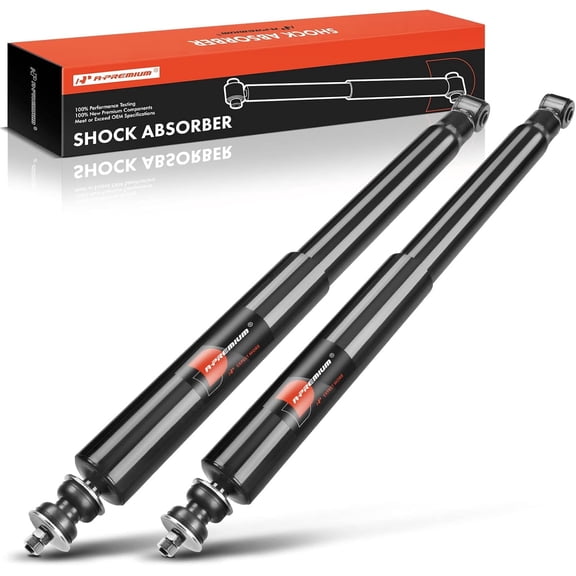 A-Premium Rear Pair (2) Shock Absorber Compatible with Ford F-150 1997-2003 F-150 Heritage 2004 RWD Only Driver and Passenger Side