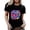 Black, variant on Women's Tops, Tees & Blouses Casual Totally 80S T Shirts Short Sleeve Crew Neck Blouses,Black,M