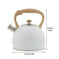 thumbnail image 2 of EIMELI Pumpkin Pot Kettle Tea Set Food-Grade Stainless Steel Hot Water 3.5L Convenient Quick Boiling Cold Touch Handle Teapot, 2 of 17