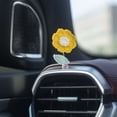 thumbnail image 5 of 6Pcs Flower Car Accessories Dashboard Decorations Crochet Shaking Flowers Bobblehead Dashboard Ornament Car Decor, 5 of 14