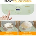 thumbnail image 5 of Superjoe Electric Dough Maker With Ferment Function, 5.2 Qt, 304 Stainless Steel Bowl, Green, 5 of 7