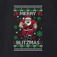 thumbnail image 3 of Wild Bobby Merry Blitzmas, Football Christmas Sweater Design | Holiday Unisex Crewneck Sweatshirt, 3 of 5