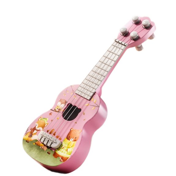 Playful Kids Ukulele With Simulated Wooden Sound Compact Design To Encourage Rhythm Creativity Coordination