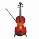 thumbnail image 4 of EeaseMX Mini instrumento musical, modelo de violín, artesanía, decoración de escritorio, accesorios de fotografía, marrón (10 cm), caja aleatoria, 4 of 7