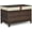 Brown, variant on Wicker Storage Basket with Lid,Rattan Shelf Basket with Removable Liner Bag,160L Storage Bin,Storage Trunk with Heightened Feet,Storage Container for Wardrobe,Home Organizer