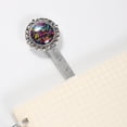 thumbnail image 3 of Graffiti Vintage Silver Lace-Edged Bookmark: Book Lovers' Gift & Reading Accessory, 3 of 5