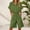 Army Green, variant on Abomasnow 2 Piece Sets for Women Summer Short Sleeve Crop Top and Drawstring Shorts Matching Sets Vacation Travel Outfits