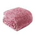 thumbnail image 5 of Exclusivo Mezcla Plush Fuzzy Fleece Queen Size Blanket, Super Soft Fluffy and Thick Blankets (Mixed Deep Red, 90"x90"), 5 of 7