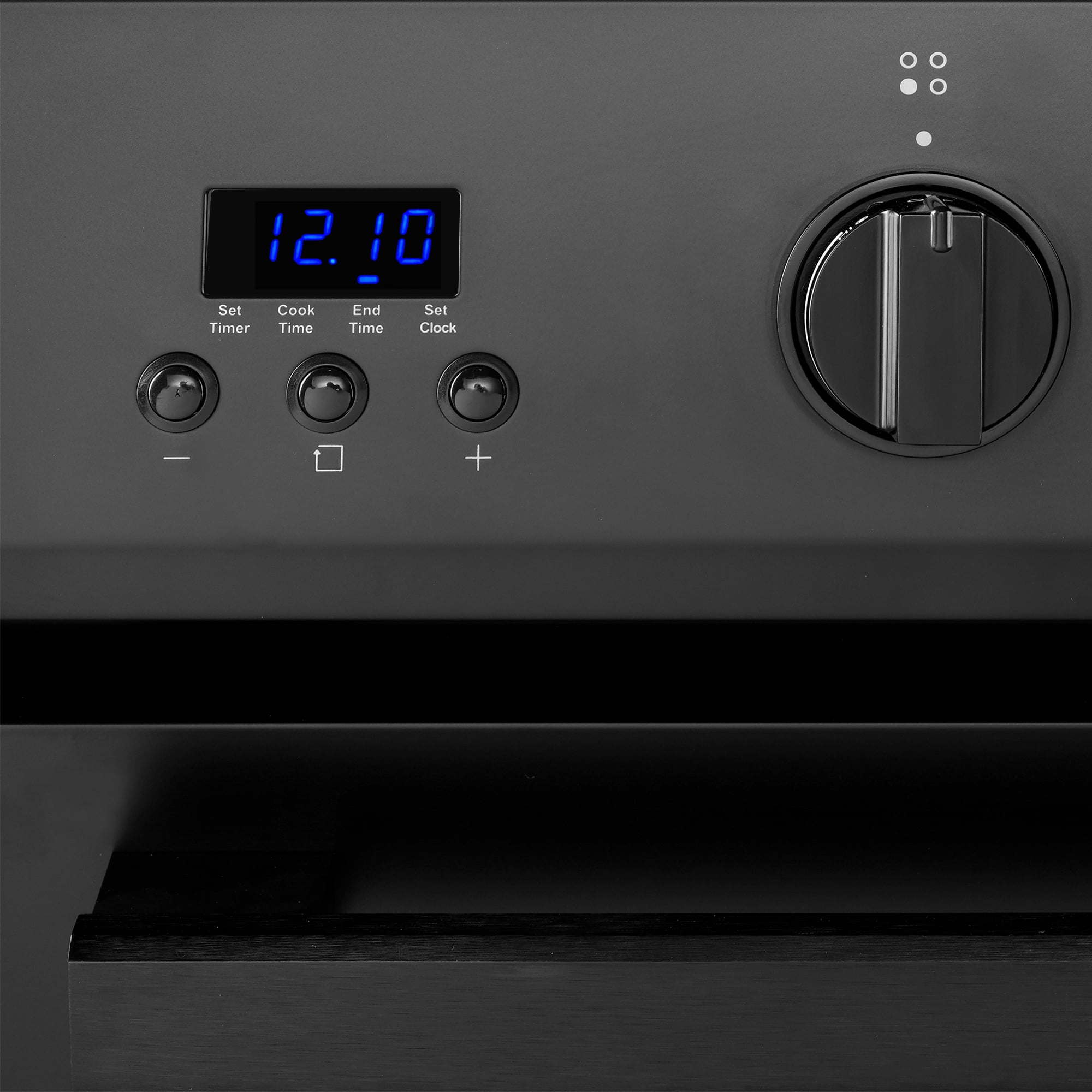 Cosmo 30 in. Stellar Collection 4.9 cu. ft. Electric Range, 4 Burners, Convection Oven in Matte Black