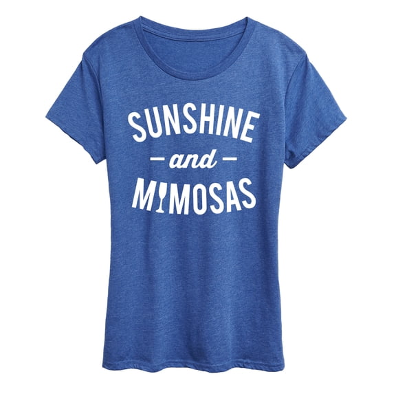 Instant Message - Sunshine and Mimosas Short Sleeve Graphic T-Shirt