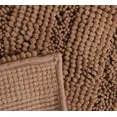 thumbnail image 2 of 2 Piece Taupe Soft Cozy Plush Chenille Bath Mat & Contour Bath Rug, 2 of 4