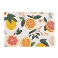 thumbnail image 7 of Yayeee Bath Mat for Bathroom Floor Non Slip Rectangle Soft Absorbent Rugs, Orange Slices, 7 of 7
