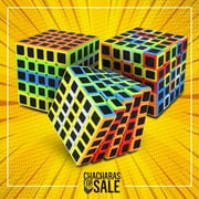TiokMc Magic Cube 5x5 Stickerless Puzzle Toy, Fun Brain Teaser for Kids & Adults, Boosts Focus, Hand-Eye Coordination & Memory, Smooth Fast-Spinning Educational Game