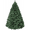 Green Spruce Hinged Tree, variant on JoanKaren 4.5' Pre-Lit Christmas Tree,Partially Flocked Design Xmas Tree with Pinecones,352 Branch Tips&150 LED Lights
