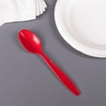 thumbnail image 3 of Karat PP Plastic Extra Heavy Weight Tea Spoons - Red - 1,000 ct, 3 of 9