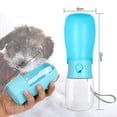 thumbnail image 2 of Botella De Agua Portátil Para Perros Y Mascotas, Cuenco Plegable De Viaje Para Cachorros Y Gatos, Cuencos Para Perros Para Viajes Al Aire Libre Minnieouse PT002617-02, 2 of 6