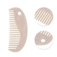 thumbnail image 2 of Unique Bargains 1 Pc Semicircular-shape Hair Comb White Acetate Sheet, 2 of 5