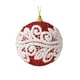 thumbnail image 2 of Bolas navideñas de tela colorida - adornos colgantes de árbol de 8 cm con cinta, set de 6 colgantes navideños, 2 of 2