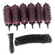 thumbnail image 1 of 6pcs 3 Sizes Detachable Handle Hair Roller Brush With Clips Curler, 1 of 5