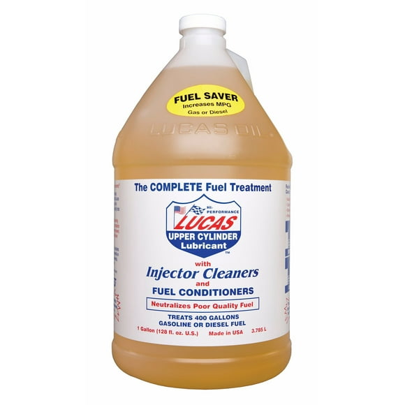 Lucas Oil Fuel Additive 10013 For Diesel Or Gas; Single; 1 Gallon Jug; Treats Up To 400 Gallons Of Gasoline/Fuel