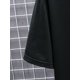 thumbnail image 4 of Camiseta informal holgada de manga corta con estampado de planetas y cuello redondo para hombre. Camisetas de manga corta con cuello redondo y estilo informal., 4 of 6