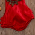thumbnail image 4 of Arvbitana Baby Girls Summer Sleeveless Romper Backless Bloomers Jumpsuit Lace-up Halter Outfits, 4 of 5