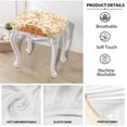 thumbnail image 5 of ZUXONGSY Fall Thanksgiving Stool Covers Rectangle 2 Pack Kitchen Chair Covers with Elastic Bands Stretch Bar Stool Seat Covers Dustproof Anti-Slip Stool Slipcovers Thanksgiving Fall Decor, 5 of 7