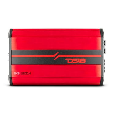 DS18 SXE-1200.4  Class A/B 4-Channel Full-Range Car Amplifier 60 x 4 RMS @4 OHM 1200 Watts