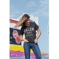 thumbnail image 3 of Womens Salem Mass 1692 T Shirt Funny Halloween Witch Broom Joke Tee for Ladies (Heather Black - SALEM) - 3XL, 3 of 4