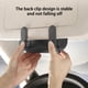 thumbnail image 5 of Porta-gafas de sol para parasol del coche: Estuche de cuero con cierre magnético oculto, caja organizadora - Negro, 5 of 8