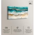thumbnail image 2 of Golden Currents Canvas Coastal Abstracts by Art Remedy, Gallery Wrapped, 45" x 30", 2 of 7