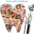 thumbnail image 2 of Juego de 7 palillos de dientes portátiles de acero inoxidable, kit de limpieza de palillos de dientes de metal reutilizable con soporte para picnic al aire libre, camping, viajes, 2 of 5