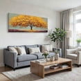 thumbnail image 3 of Canvas Wall Art for Living Room - Large Yellow Tree of Life Canvas Prints, Modern Abstract Nature Painting for Kitchen Bedroom Office Wall Decor, 3 of 7