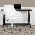 thumbnail image 4 of Cortana Home and Office Mid-Back Chair in Black Fabric, 4 of 7