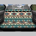 thumbnail image 6 of Pzuqiu Geometric Animal Pattern Car Seat Covers Full Set 3 PCS, Front and Rear Seat Cover Set Polyester Non-Slip Automobile Interior Decorate Accessories, 6 of 10