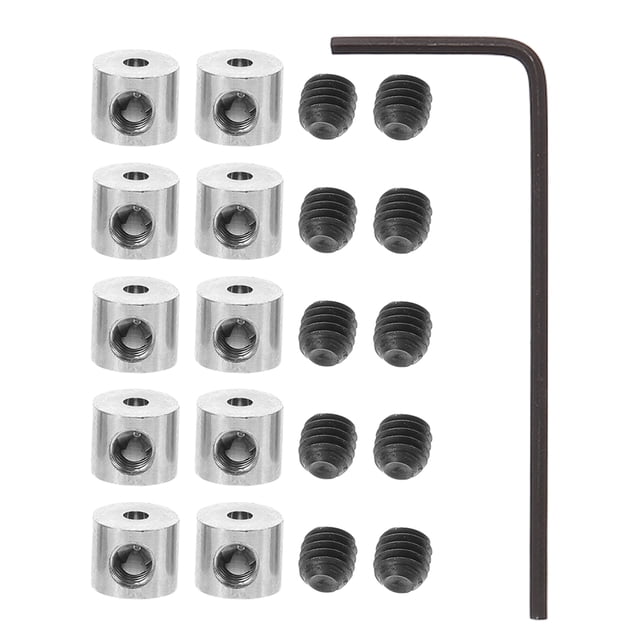 SHISUYAN 1 Set of Locking Pin Back Locking Pin Copper Locking Pin Brooch Pin Locking Back Pin Back with Wrench