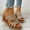 Gold, variant on Floenr Womens Sandals Flip Flops for Women,Women Ladies Crystal Wedges Thick Peep Toe Sandals Slippers Shoes
