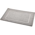 thumbnail image 4 of (40 × 60 cm) Alfombrilla antideslizante para baño con rayas grises y flocado simple, alfombrilla para baño de color sólido, alfombrilla para puerta de dormitorio engrosada, alfombrilla antideslizante, 4 of 5