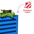 thumbnail image 6 of The Organic Garden Co. Hakea 1.8' x 1' x 1.3' Metal Kids Garden Bed - Blue, 6 of 9