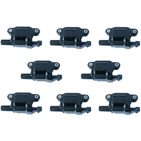 Ignition Coil Kit - 8 Piece - Compatible with 2007 - 2013 Chevy Silverado 1500 2008 2009 2010 2011 2012
