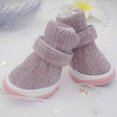 thumbnail image 6 of 4Pcs Pet Shoes Fashionable Anti-slip Breathable Pet Dogs Sneakers for Small Dogs,Pink, 6 of 8