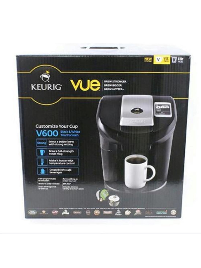 KEURIG Vue V600 Single Serve Cup Coffee Brewing System - New