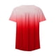 thumbnail image 5 of ICHUANYI Clearance Women's Shirt Tees Short Sleeve V-Neck T Shirt Tie-dye T-shirt Tops Blouse Gift For Women(Red, XL) ICHUANYI WER2023080902636, 5 of 5
